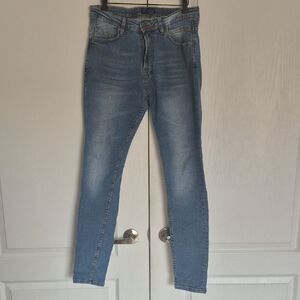 Zara Light Blue Skinny Jeans